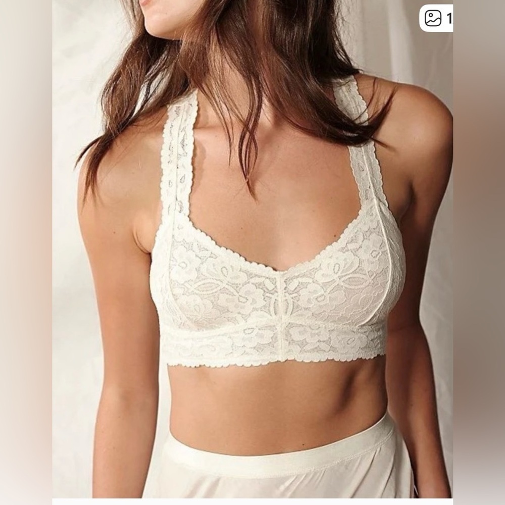 Free People Galloon Lace Racerback Bralette Size M